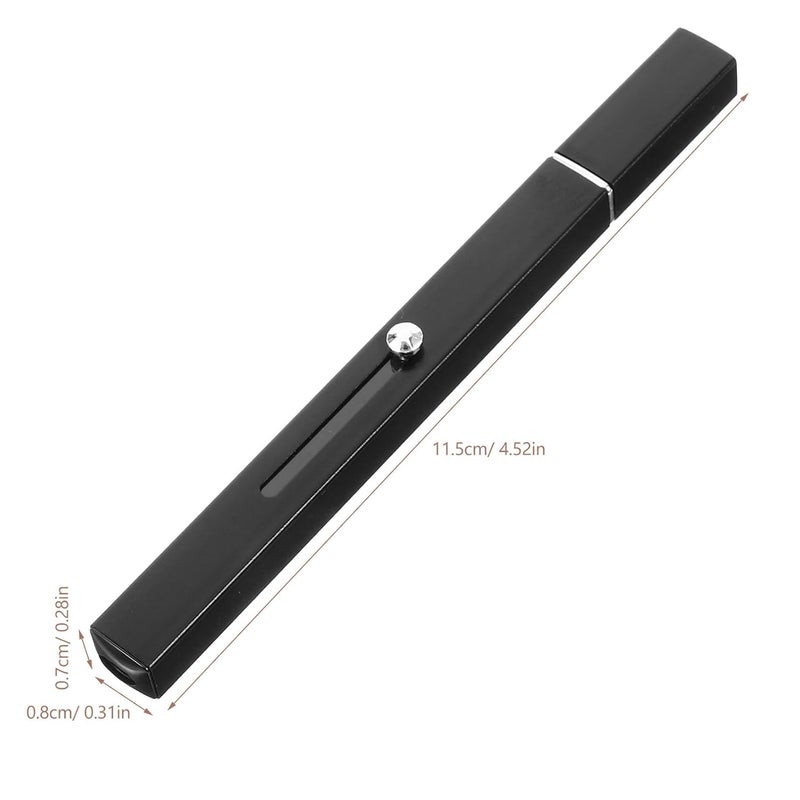 2Pcs Retractable Double Head Lip Brush with Cap Portable Lipstick Applicator Makeup Tool - Image 2